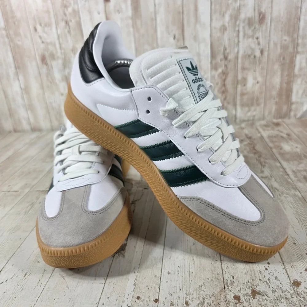 Adidas Samba XLG White Collegiate Green Gum IE9181 Mens Size 11 Sneakers